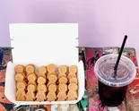 ホットケーキ(プレーン)オーガニックアイスコーヒーセット（ミスター・フレンドリー カフェ MR.FRIENDLY Cafe）