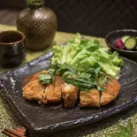 【あっさり】梅しそとんかつ（創作串揚げ 一正）