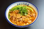 ホルモンbiangbiang麺(汁あり)（秦唐記 ビャンビャン麺(神保町店)）