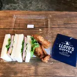 ハムサンドランチ（lloyd's coffee 西岡店）