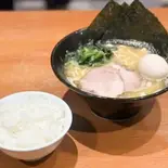 上ラーメン+ライスセット（横浜家系ラーメンあおき）