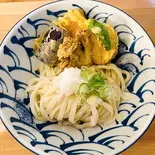 野菜天ぶっかけうどん（マルキン うどん）