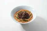 肉味噌たっぷり辛麺 Hot Spicy Noodles with extra minced meat（山形冷麺 りんご苑 南千住店）