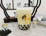 ブランクタピオカジャスミンミルクティー L Black Tapioca Jasmine Milk Tea (Large)（茶千歳杉田店）