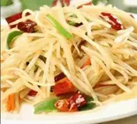 【一品人気No.1】酸辣土豆丝 細切りじゃがいものサンラー炒め（ビャンビャン麺 朋友）