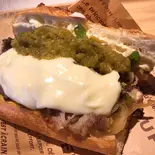 チーズステーキサンドイッチ トッピング EXハラペーニョ（Fujiyama Bar 六本木）