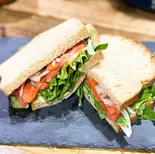 スモークサーモンサンドウィッチ（BILLY'S CUP COFFEE＆ROASTER）