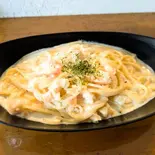 エビとホタテのクリームパスタ（ダイニングバーpalette）
