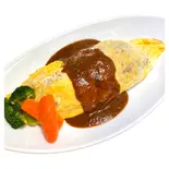 特製キーマカレーオムライス(カレーソース)（【menu限定価格商品あり】カリーWEST百名店2020 いずみバーグ 御幣島店）