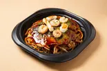 肉玉うどん+エビ・イカ・もち・イカ天トッピング（広島お好み焼 ごんちゃん）