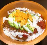 【アボカド】ゴロゴロお肉のタコライス(ご飯多め) Chunky Meat  Taco Rice（ゴロゴロお肉の牛タコライスと参鶏湯(サムゲタン) 志村坂上店(カラオケCLUB DAM 志村坂上店)）