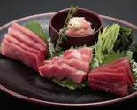 天然本まぐろ刺身盛り合わせ(3~4人前) Assorted Wild Bluefin Tuna Sashimi (3-4 servings)(東京寿司 ITAMAE SUSHI 愛宕店 Tokyo Sushi Itamae Sushi Atago)