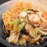 海鮮硬焼きそば（中国名菜敦煌）