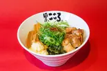 塩まぜそば+ねぎチャーシューご飯セット（麺屋こころ六角橋店）
