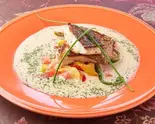 本日の魚料理 真鯛のポアレ クリームソース（TOKIOフレンチ恵比寿店）