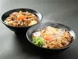 ご飯大盛無料！旨辛肉玉そば・スタミナ丼セット（肉玉そば おとど 亀有店）