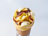 バナナチョコカスタード(クレープ&ソフトクリーム バオバオ)