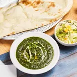 ホウレンソウチキンカレーセット Spinach ＆ Chicken Curry Set（インドアジアン料理＆バー SUNRISE）