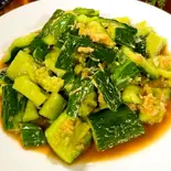 08.叩きキュウリ(拍黄瓜)（湘逢中華料理）