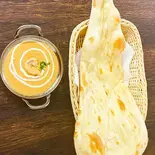 エビカレーとナンセット(カレー店 リハサ)