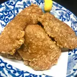 お肉屋さんのレバーフライ（串屋横丁東大島）