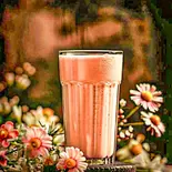 タンパク質上等！バナナイチゴミルク  Banana strawberry milk（ChuuChuuフルーツ盛り盛りアサイーボウル Fruit-packed Acai Bowl 山王店）