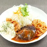 ハンバーグ＆チキン南蛮（大阪ハンバーグ）