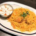 マトンビリヤニ; ライタ付 (Mutton Biryani with raita)(アナム本格インド料理)