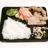 国産豚ロース天ぷら定食(100g)（笑食）