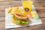 てりやきサンド+オレンジジュースセット（淡路島バーガー鶴見店）