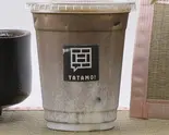 静岡県産オーガニックほうじ茶ラテ Organic Hojicha Latte In Shizuoka(オーガニック日本茶と畳カフェTEA TATAMO! 駒沢店)