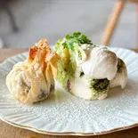 丹波黒豆抹茶ショートケーキ（ショートケーキ専門店ゴールデンチャイルドカフェ）