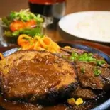 カットステーキ＆ハンバーグセット（うまいものDining 我流）