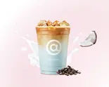 ブルーのココナッツラテ（Cotti Coffee コッティコーヒー 心斎橋店）