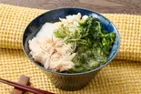 【低カロリー】山形だし×めかぶと鶏むねのさっぱりねば丼 Yamagata Dashi Mekabu & Chicken Breast Neba-Don(玄米&腸活 健康ごはん お玄さんのねばとろ丼 六本木店)