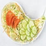 グリーンサラダ（インドネパール料理クンティカ）