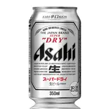 【アルコール】アサヒ スーパードライ 350ml ( ビール ) Asahi SUPER DRY ( Beer )(名代 かすうどん なが田 草津店)
