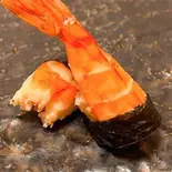 大海老3貫（意気な寿し処阿部 五反田店）