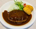 ハンバーグとクリームコロッケセット（洋食屋ハル）