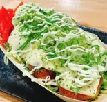 ねぎチーズたこ焼き【マヨ】（【大阪名物 揚げたこ焼き・イカ焼き】粉もん屋 清水店）