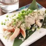 生山わさび使用鳥わさ（炭火焼き鳥 蝶々結び）