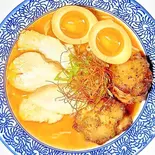 スパイシースペシャルチキンスープラーメン Spicy special chicken soup ramen（HALAL AND VEGAN RAMEN DATTEBAYO Asakusa）