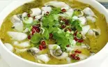 白身魚の漬け高菜煮込(酸菜鱼片)（寛窄巷子）