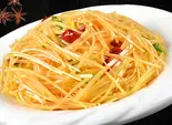 じゃが芋酸辣炒め(酸辣土豆丝)（千葉餃子 船橋店）