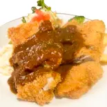 メガチキンカツプレートご飯 大盛（いずみカリー桜塚本店）