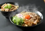 ご飯大盛無料！塩肉玉そば・焼肉丼セット（肉玉そば おとど 亀有店）