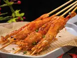 烤大虾・1本(小尾羊 薬膳しゃぶしゃぶ 巣鴨店)
