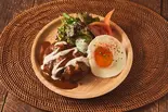 ハンバーグ「デミグラス」（【肉汁溢れる！手作りハンバーグのロコモコ専門店 】キーバーグ）