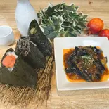 おにぎり3個+麻婆茄子弁当（ご馳走おにぎり“雲海” 鶴橋店）