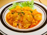 エビと玉子チリソース(干烧虾仁玉子)（萬来仙閣）